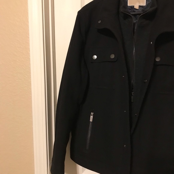 Michael Kors Wool Black Jacket, size Medium - Picture 4 of 15